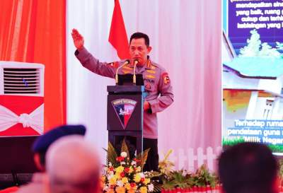 Asrama Brimob Polda Kalimantan Barat Diresmikan Kapolri