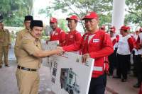 Walikota Serahkan Bantuan Motor Ambulans untuk PMI