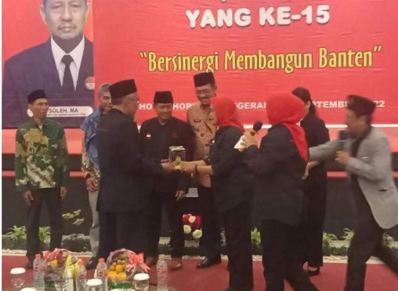 Setda Privinsi Banten Hadiri HUT yang ke 15 Ormas FBB di Hotel Horizon