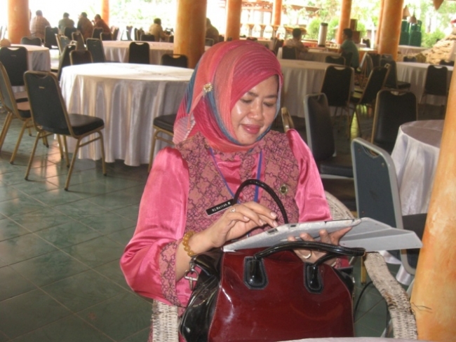 Hj. Nuriah, Kepala Badan Ketahanan Pangan Kabupaten Pandeglang.