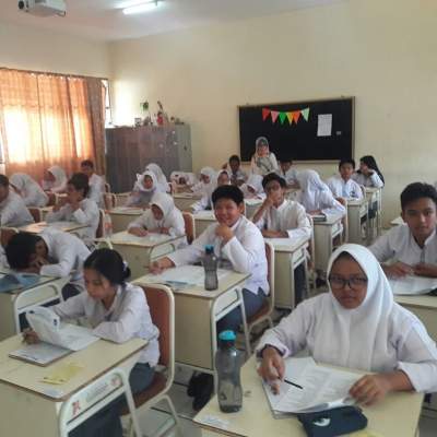 Suasana belajar sebelum Covid-19. (istimewa)