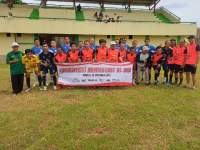 Anggota DPRD Didin Tohirudin Buka Open Turnamen Bola Old Star Kotabumi