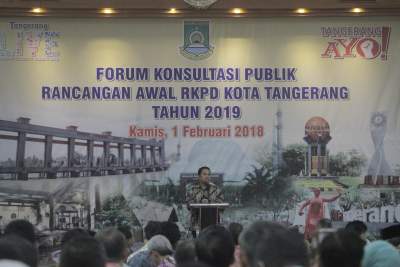 Forum Konsultasi Publik Rencana Kerja Pembangunan Daerah (RKPD) Kota Tangerang.