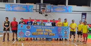 Peringati Hari Kebebasan Pers 2025, Ketua Umum PWI Pusat Apresiasi Turnamen Basket Siwo PWI Pusat 3x3