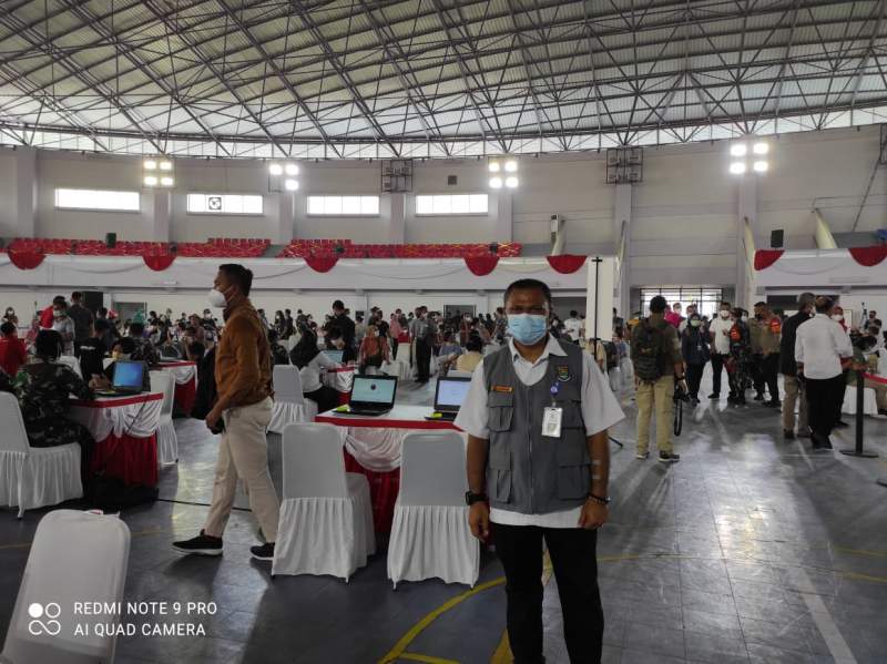 Hari Ini Jokowi Pantau Vaksinasi di Stadion Sport Centre Kelapa Dua