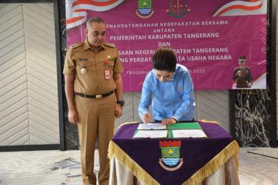 Pemkab Tangerang Tandatangani MoU dengan Kejaksaan