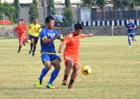 Cilegon United saat melakoni uji coba melawan Persija Jakarta