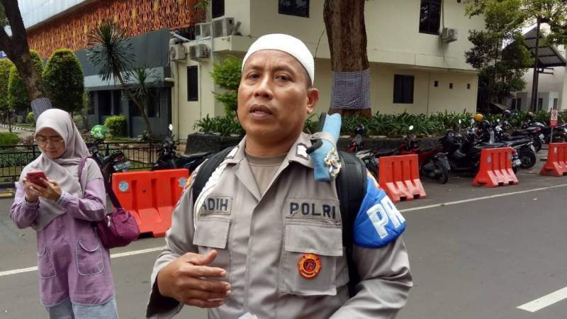 Bripka Madih di Gedung Bareskrim Polri, Jakarta Selatan.