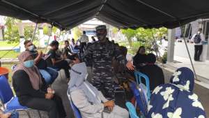 Gerai Vaksin Pangkalan TNI AL  Tanjung Balai Asahan  Terus Berlanjut