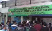 Antrean Di BPJS Depok