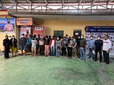 Polres Tanjung Balai Berhasil Amankan 20 orang Calon PMI Ilegal ke Malaysia