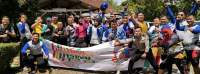 Program Road Safety Milenial, Ratusan Komunitas Sepeda Touring Fun bike