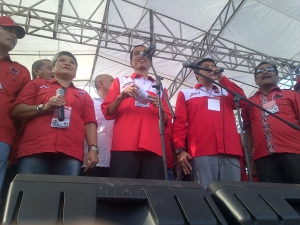 Jokowi Optimis PDI Perjuangan Menang