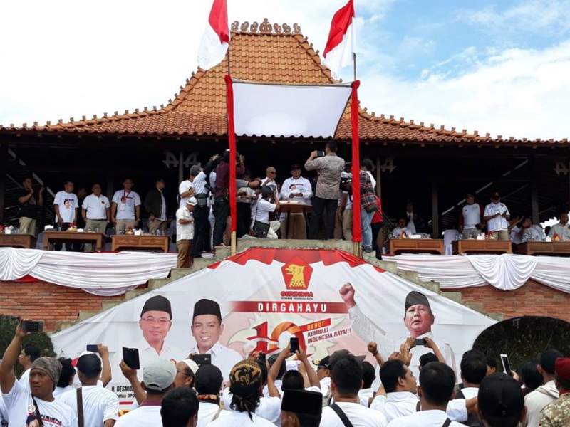 Gerindra Banten Mendukung Prabowo Jadi Presiden