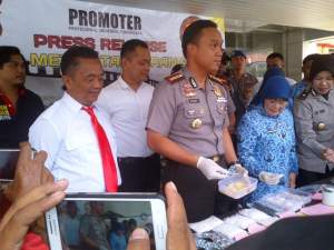Gelar perkara pelaku penjual obat keras di Mapolrestro Tangerang