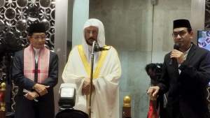 Menteri Urusan Islam, Dakwah, dan Penyuluhan Arab Saudi, Syaikh Dr. Abdullatif bin Abdulaziz Al-Syaikh.