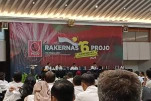 Jumpa pers Rakernas 6 ProJo di Jakarta, Minggu (15/10/2023).