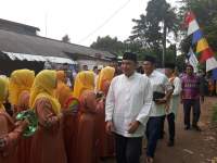 Bukber di Pagedangan, Zaki Disambut Musik Qosidah