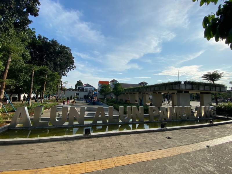 Tak Hanya Warga Lokal, Alun-alun Pamulang Turut Diminati Masyarakat Luar Tangsel