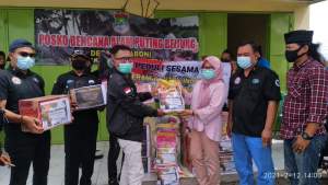 LSM Geram Banten Indonesia Cabang Tangerang Kembali Salurkan Bantuan Kepada Korban Puting Beliung di Pakuhaji