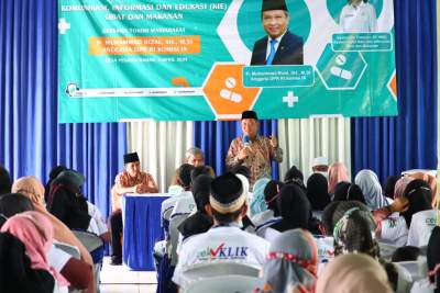 Muhammad Rizal DPR RI gandeng Pusdatin BPOM Sosialisasi KIE obat dan makanan di Solear