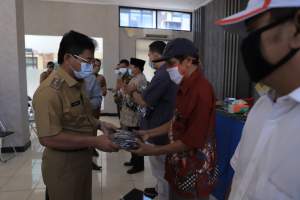 Kota Tangerang Melalui Badan Penanggulangan Bencana Daerah, Bagikan 507 Ribu Masker Kain