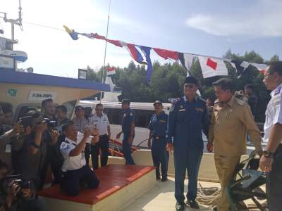 Pemkot Serang Terima Hibah Kapal Pelra Dari Kemenhub