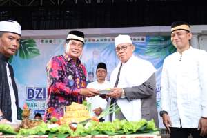 Bupati Maesyal Hadiri HUT Ke - 19 Kecamatan Gunung Kaler