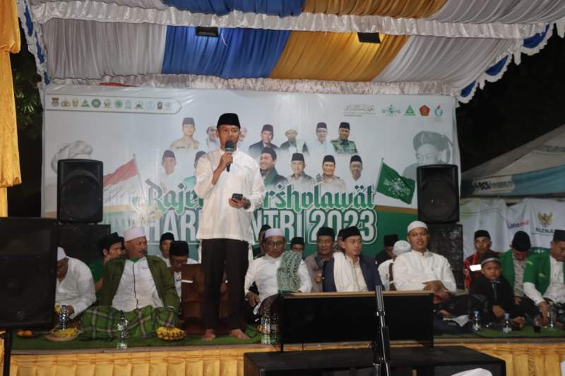 Kapolresta Tangerang Hadiri Peringatan Hari Santri Nasional di Pesantren Rajeg