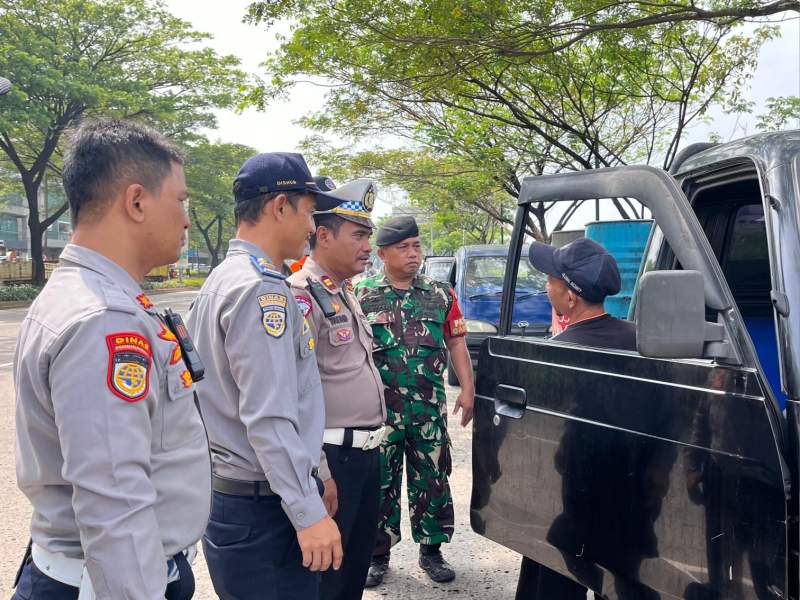 Dishub Kab Tangerang Gelar Operasi Angkutan di Cisauk