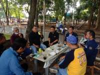 Ngopi Santai, Pengurus PWI Dapat Wejangan dari Tokoh Pers Banten