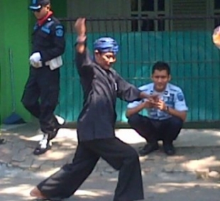 Narapidana Atraksi Pencak Silat