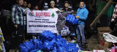 Pengurus Ikajati Bantu Korban Gempa Cianjur
