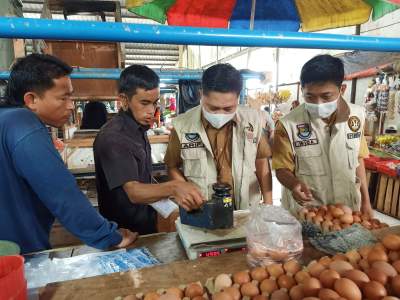 Disperindag cek timbangan Pasar Mauk