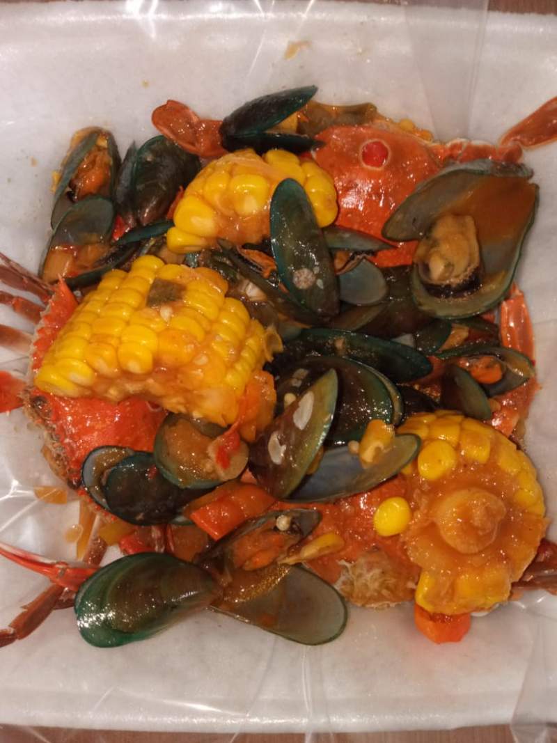 Seafood Kepiting Kerang Ijo Ala Restoran,Kini Bisa Dijumpai di Mauk