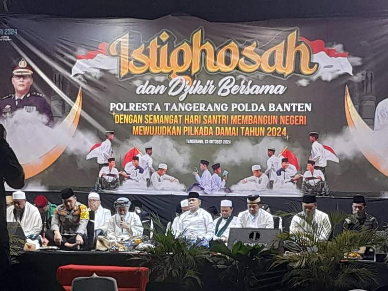 Rayakan Hari Santri, Polresta Tangerang Gelar Istighosah