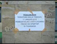 Pelayanan Kartu Kuning Dipindah Ke DPMPTSP