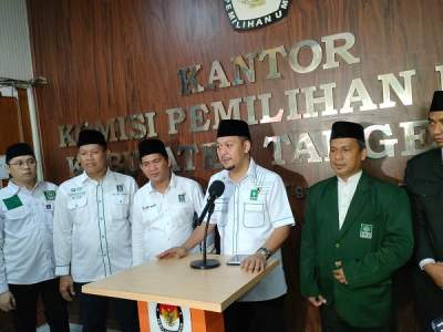 Daftarkan Bacaleg ke KPU, PKB Kab Tangerang Optimis Unggul