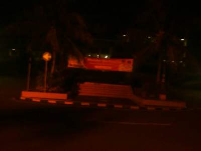 Gedung Sekretariat Daerah Puspemkab Tangerang di Tigaraksa gelap gulita.