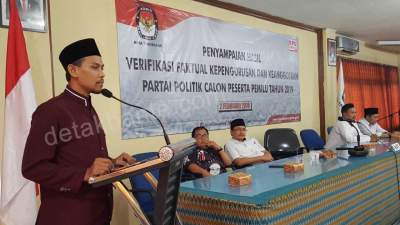 15 Parpol di Kota Tangerang Lolos Verifikasi