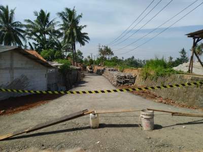Akibat Longsor, Dinas Bina Marga Bangun Jalan Alternatif di Tanjung Burung