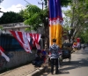 Penjual Bendera Mulai Menjamur di Kota Serang