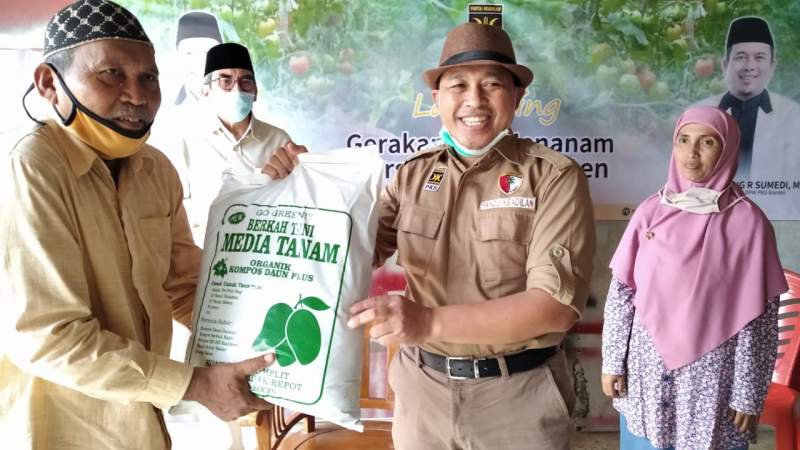 Kontribusi Penanganan Covid 19, PKS Banten Launching Gerakan Ayo Menanam Bersama