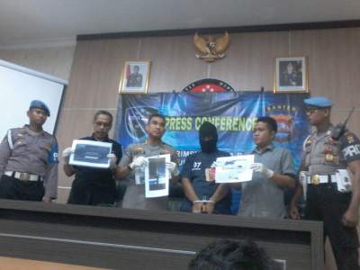 Palsukan Akun Facebook Untuk Menipu, Seorang Pria Diringkus Subdit V Ditreskrimsus Polda Banten