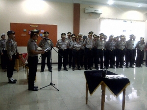 Sertijab Dilakukan Polres Metro Tangerang Kota Kepada 3 Perwira
