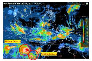 Selain Seroja, BMKG Minta Waspadai Dampak Tidak Langsung Siklon Tropis Odette