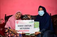 HUT ke 75 RI, Laz Harapan Dhuafa Bagikan Kado Kebahagiaan Untuk Veteran Asal Kota Serang