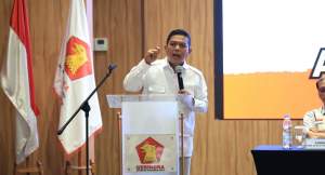 Ketua DPD Gerindra dan  Ketua DPRD Banten, Andra Soni.