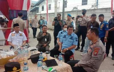 Sekda dan Kapolres Metro Kota Pantau Pilkades PAW Desa Salembaran Jati