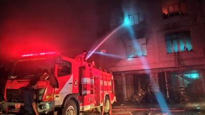 4 Gudang Elektronik di Sepatan Dilalap Si Jago Merah